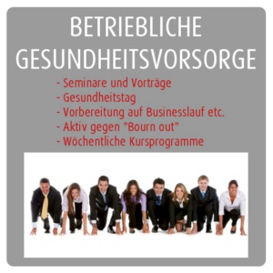 Betriebliche Gesundheitsf&ouml;rderung